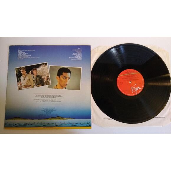 Merry Christmas Mr Lawrence Vinyl Record UK Forbidden Colours Hype David Bowie - Picture 4 of 5